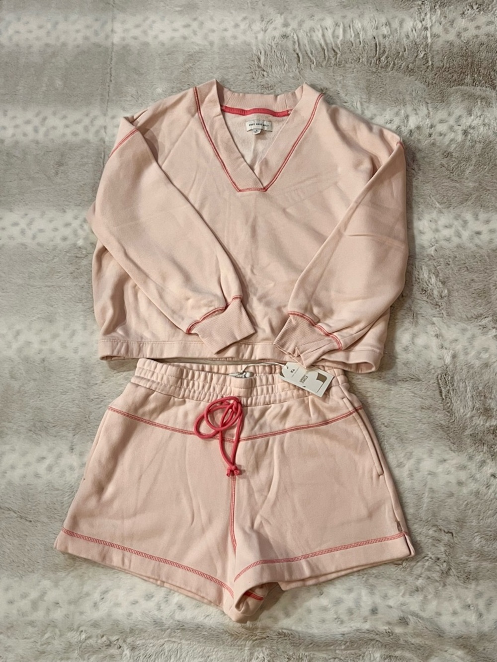 Free Assembly Women's Light Pink Athletic Set